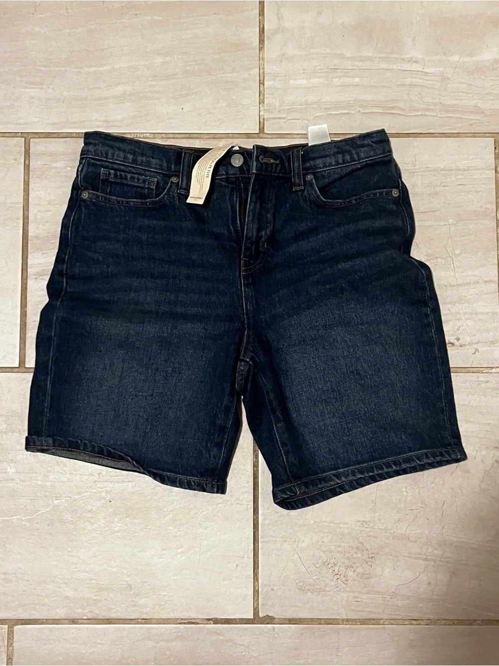 Banana Republic Factory Dark Indigo Denim Jean Shorts